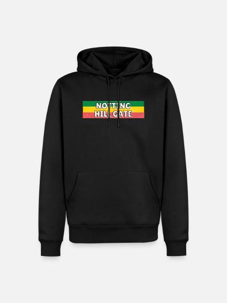 Notting Hill Gate Train Station - Men’s Premium Organic Hoodie - black