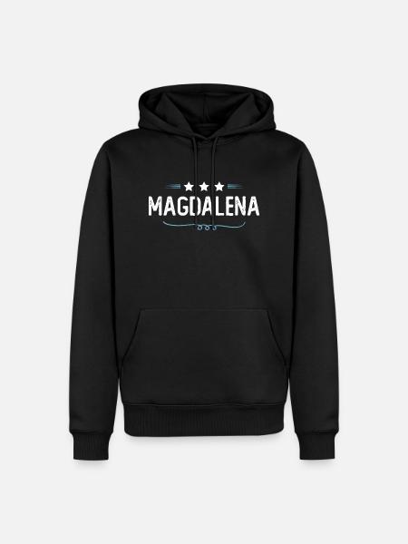 Magdalena - Men’s Premium Organic Hoodie - black