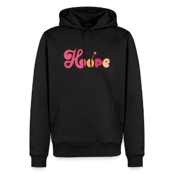 Amplify hope quote best t shirt and hoddies - Sweat à capuche Premium bio Homme - noir - Devant - Nico (187cm)