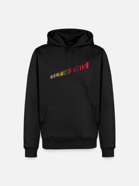all my own stunts - Men’s Premium Organic Hoodie - black