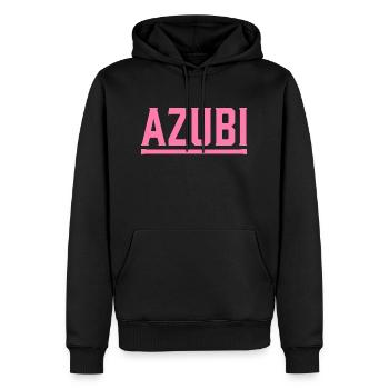 Azubi Tshirt 4 23 rosa - Männer Premium Bio Hoodie - Schwarz - Vorne - Nico (187cm)