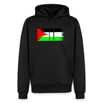 Palestine Flag - Männer Premium Bio Hoodie - Schwarz - Vorne - Nico (187cm)