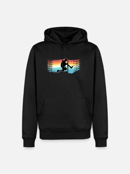 basketball - Men’s Premium Organic Hoodie - black