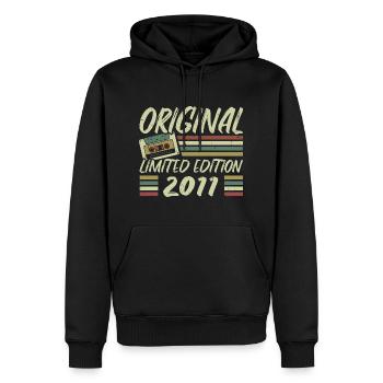Vintage 2011 Retro Geburtstagsgeschenk 2011 - Männer Premium Bio Hoodie - Schwarz - Vorne - Nico (187cm)