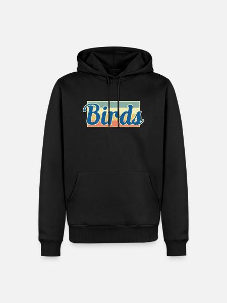 Bird Birds - Men’s Premium Organic Hoodie - black