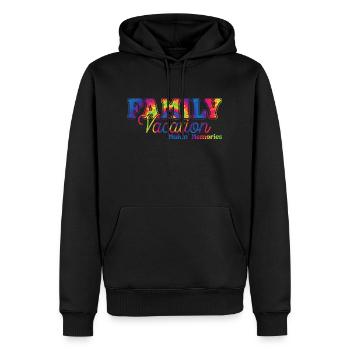 Tie Dye Family Vacation 2022 Making Memories Beach - Men’s Premium Organic Hoodie - black - Front - Nico (187cm)