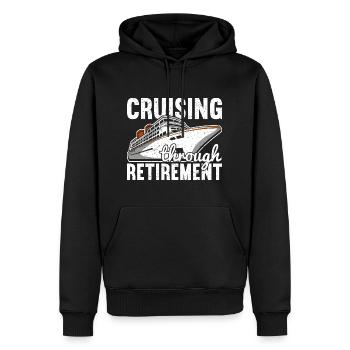 Croisière Croisière Vacances Croisière en famille - Sweat à capuche Premium bio Homme - noir - Devant - Nico (187cm)