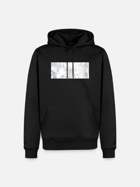 ich liebe Kristalle - Männer Premium Bio Hoodie - Schwarz