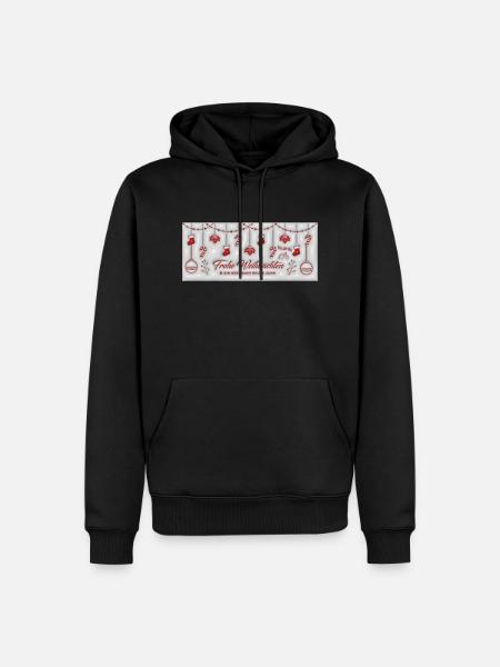 Weihnacht 3D 7 - Männer Premium Bio Hoodie - Schwarz