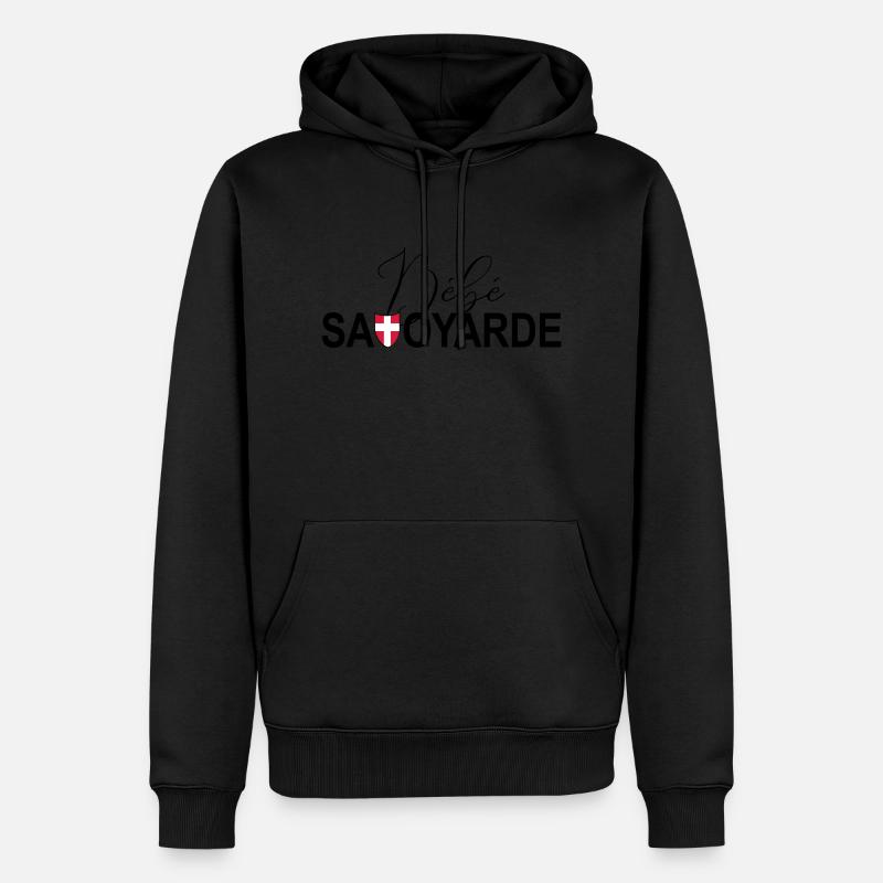 bebe savoyarde - Sweat à capuche Premium bio Homme - noir