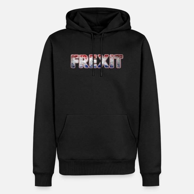 Frexit - Männer Premium Bio Hoodie - Schwarz