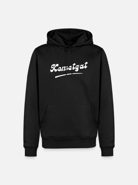 kemetgat, Antwerps dialect Shirts - Mannen Premium Bio hoodie - zwart
