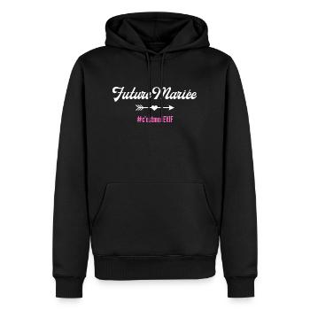 Bride-to-be - passendes T-Shirt - Männer Premium Bio Hoodie - Schwarz - Vorne - Nico (187cm)