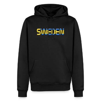Schweden Sverige Viking Norden Skandinavien Schweden - Männer Premium Bio Hoodie - Schwarz - Vorne - Nico (187cm)