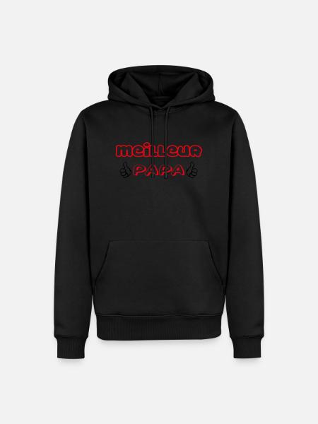 BEST DAD - Men’s Premium Organic Hoodie - black