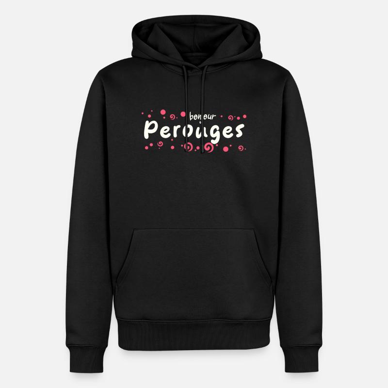 Pérouges - Men’s Premium Organic Hoodie - black