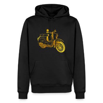 Simson Schwalbe RDA Cyclomoteur - Sweat à capuche Premium bio Homme - noir - Devant - Nico (187cm)