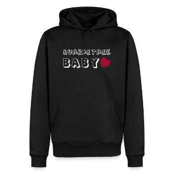 Schwangerschaft Babyparty Babyshower Boy Girl - Männer Premium Bio Hoodie - Schwarz - Vorne - Nico (187cm)