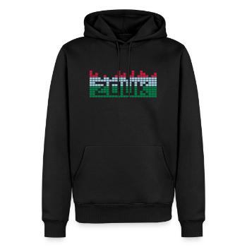Create memories & T-Shirts zouk - Men’s Premium Organic Hoodie - black - Front - Nico (187cm)