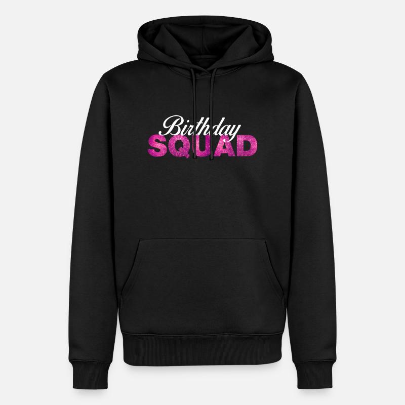 Équipe d'anniversaire - Sweat à capuche Premium bio Homme - noir