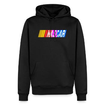 nascar racing courses américaines kyle vintage usa 500 - Sweat à capuche Premium bio Homme - noir - Devant - Nico (187cm)
