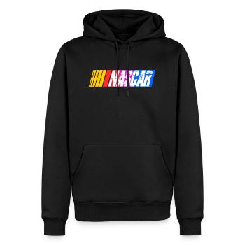 Nascar - Männer Premium Bio Hoodie - Schwarz - Vorne - Nico (187cm)