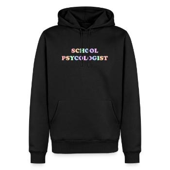 School Psycologist - Men’s Premium Organic Hoodie - black - Front - Nico (187cm)