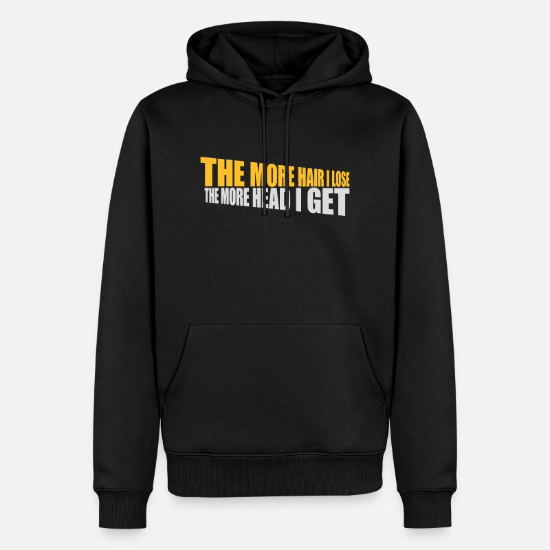 J’ai plus de tête - Sweat à capuche Premium bio Homme - noir