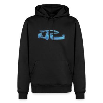 Fast Supercar Concept Car Sports Car Racing - Men’s Premium Organic Hoodie - black - Front - Nico (187cm)