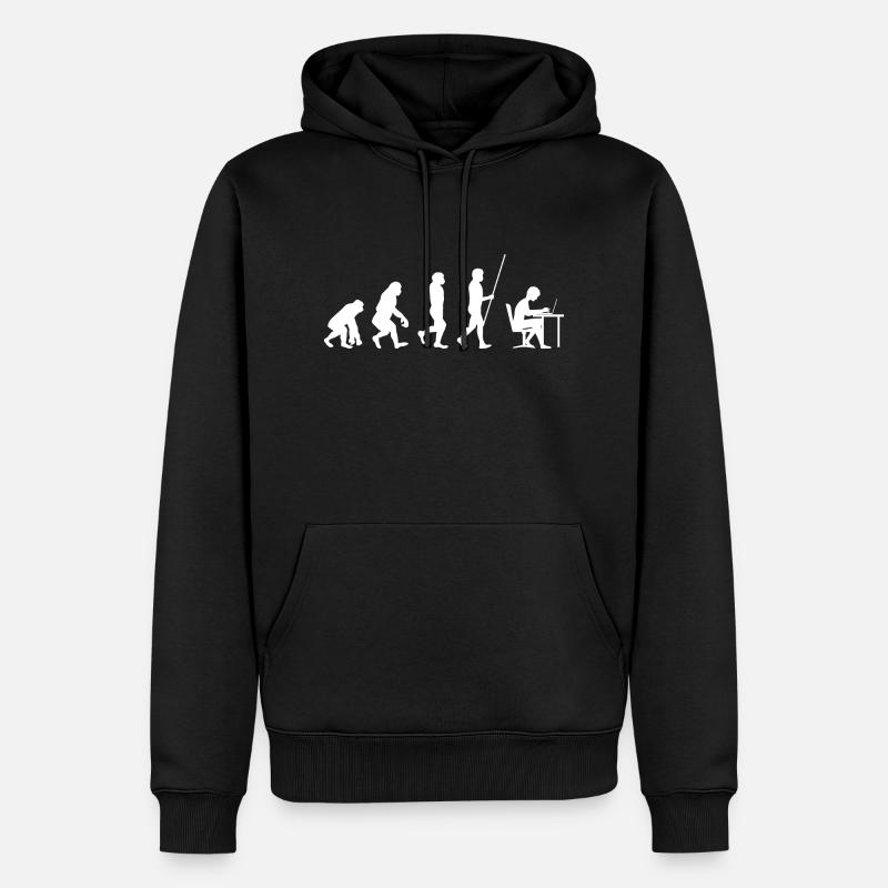 Computer Geek Développement Evolution - Sweat à capuche Premium bio Homme - noir