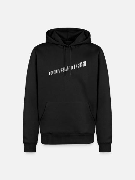 old lives matter quote - Men’s Premium Organic Hoodie - black