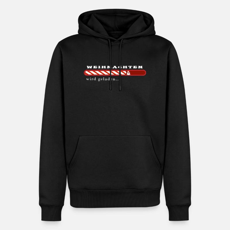 WIRD GELADEN - Sweat à capuche Premium bio Homme - noir