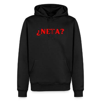 Wirklich? Spanisch Sprache - Männer Premium Bio Hoodie - Schwarz - Vorne - Nico (187cm)