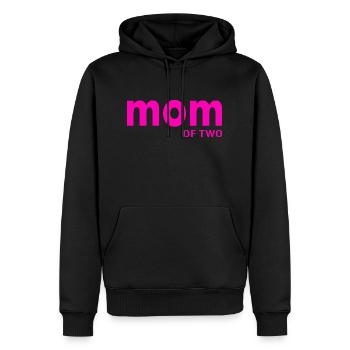 Maman dictons idée cadeau maman maman - Sweat à capuche Premium bio Homme - noir - Devant - Nico (187cm)