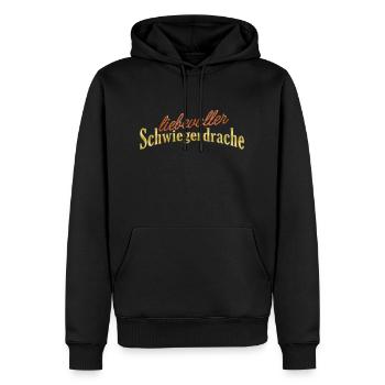 Schwiegerdrache - Männer Premium Bio Hoodie - Schwarz - Vorne - Nico (187cm)