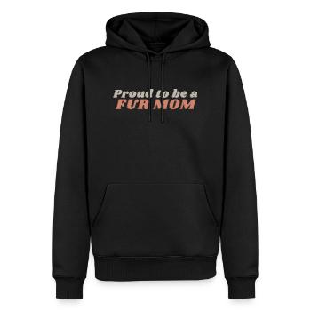 Tierliebe - Männer Premium Bio Hoodie - Schwarz - Vorne - Nico (187cm)