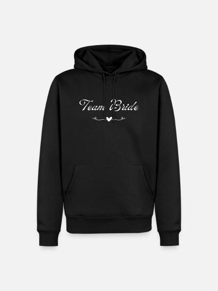 Team bridle heart - Men’s Premium Organic Hoodie - black