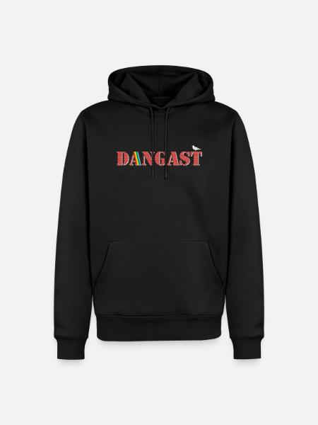 Dangast6_600dpi - Männer Premium Bio Hoodie - Schwarz