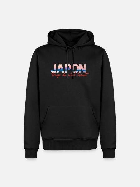 Japanese - Men’s Premium Organic Hoodie - black