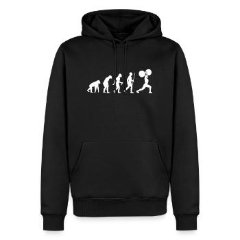 Weightlifting - Männer Premium Bio Hoodie - Schwarz - Vorne - Nico (187cm)