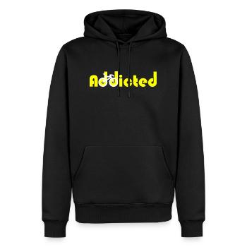Radfahrer Champion süchtig süchtig gelb süchtig - Männer Premium Bio Hoodie - Schwarz - Vorne - Nico (187cm)