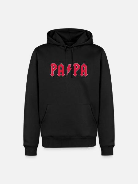 music papa 01 - Men’s Premium Organic Hoodie - black