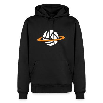 handball handballspieler handball-galaxy - Männer Premium Bio Hoodie - Schwarz - Vorne - Nico (187cm)