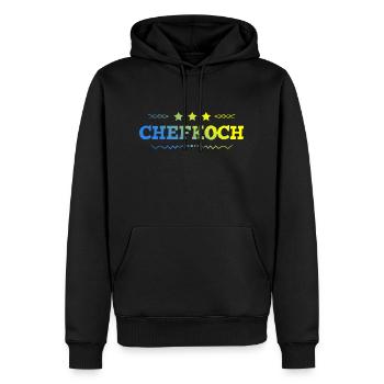 Chefkoch Kochen - Männer Premium Bio Hoodie - Schwarz - Vorne - Nico (187cm)