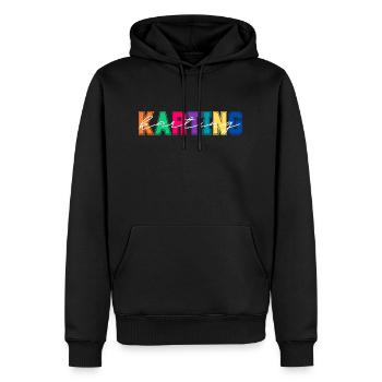 Karting Colors - Karting Lover Geschenk - Männer Premium Bio Hoodie - Schwarz - Vorne - Nico (187cm)