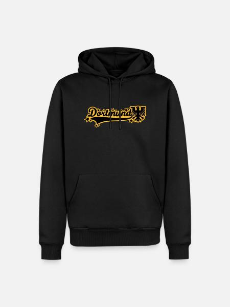 Dortmund lettering 01 - Men’s Premium Organic Hoodie - black