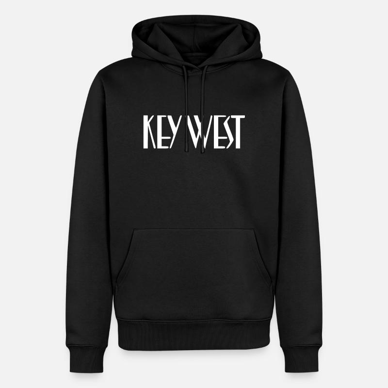 Key West Floride - Sweat à capuche Premium bio Homme - noir