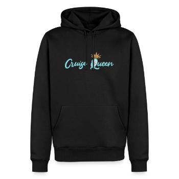 Cruise Queen Cruise Ship - Men’s Premium Organic Hoodie - black - Front - Nico (187cm)