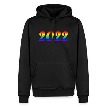 LGBTQ Nationalmannschaft Fußball Weltmeister - Männer Premium Bio Hoodie - Schwarz - Vorne - Nico (187cm)