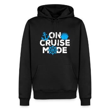 Croisière Croisière Vacances Croisière en famille - Sweat à capuche Premium bio Homme - noir - Devant - Nico (187cm)
